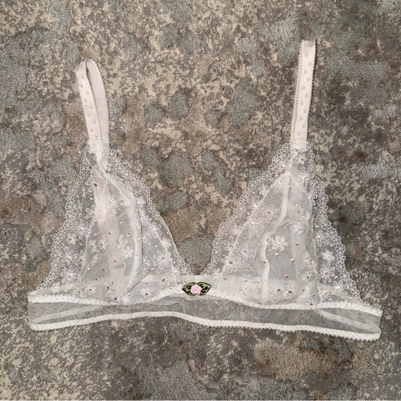 For Love & Lemons Lace Floral Bralette - Picture 2 of 7